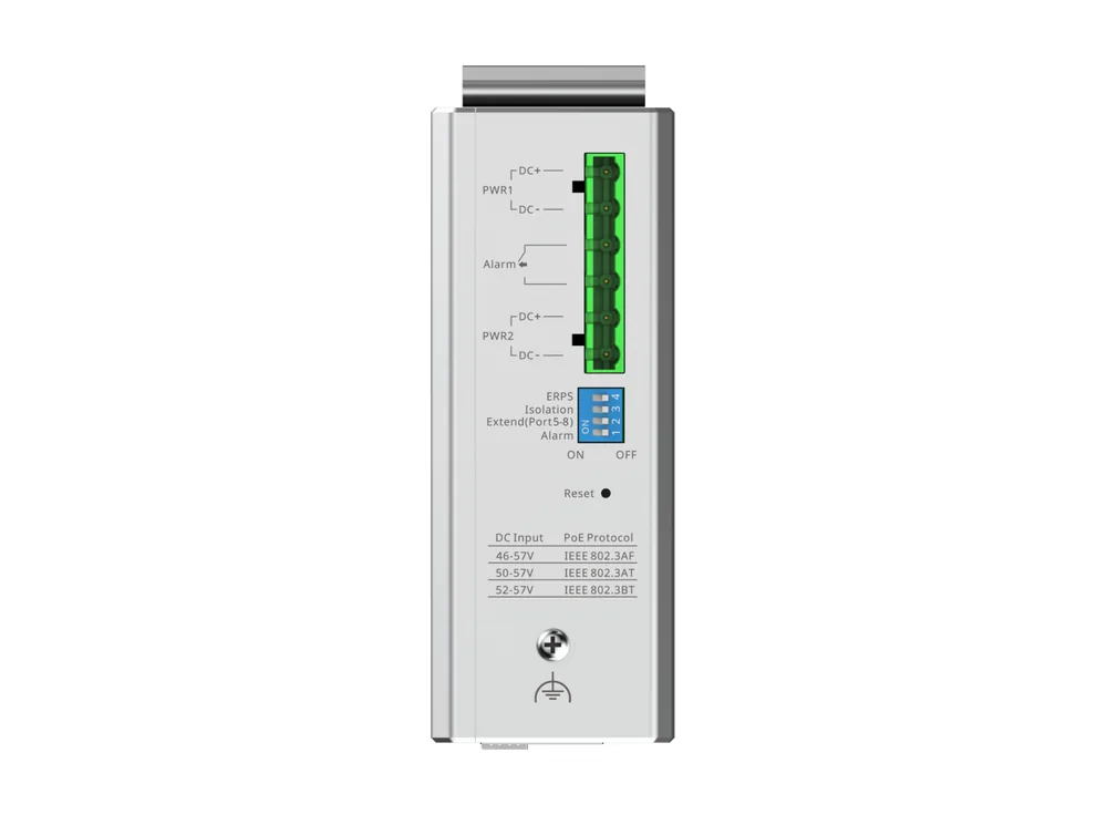 RG-NIS2100-8GT2SFP-HP chụp từ trên xuống, ảnh hãng