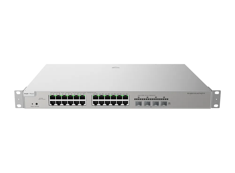 Ảnh hãng: RG-NBS5100-24GT4SFP-P mặt trước