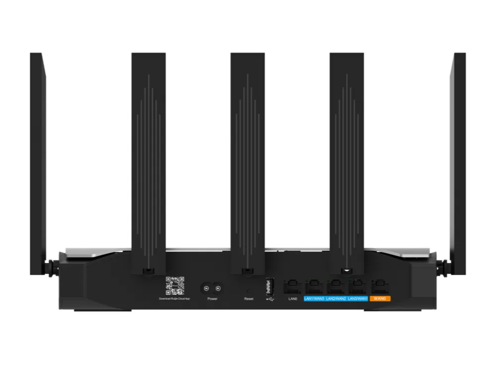 Mặt sau router RG-EG105GW-X, ảnh hãng Ruijie