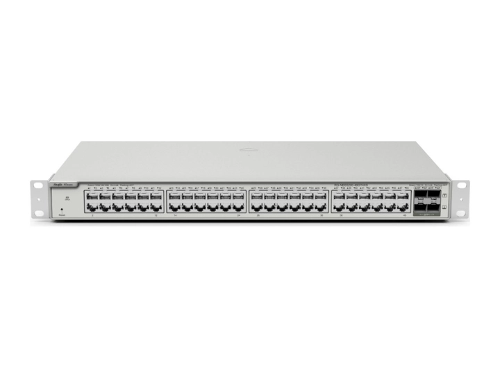 RG-NBS5200-48GT4XS mặt trước, chụp từ trên cao