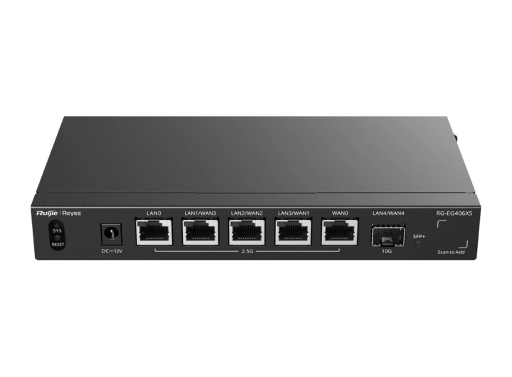 Router Ruijie RG-EG406XS 2,5G có cổng 10G SFP+