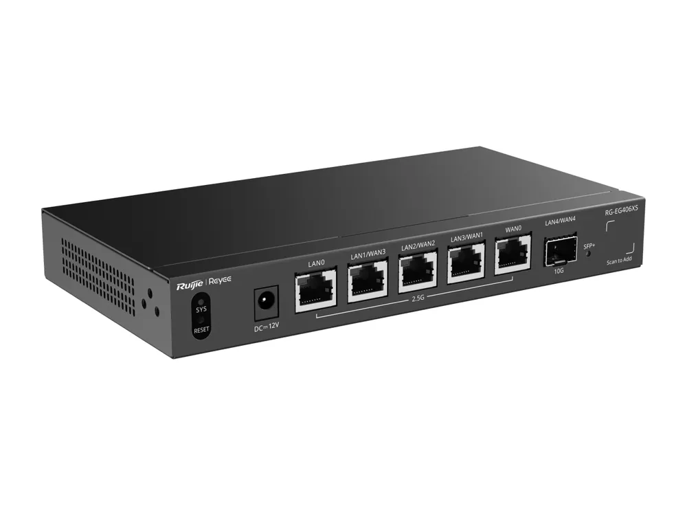 RG-EG406XS nhìn chéo phía trước, ảnh hãng