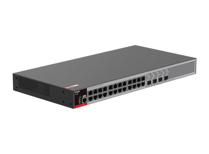 Switch S2915 24GT4MS-L, góc chéo bên trái
