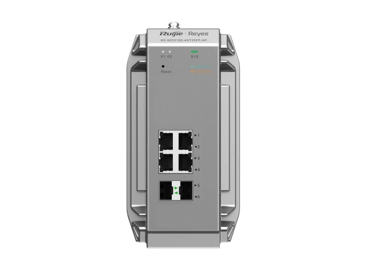 RG-NIS3100-4GT2SFP-HP nhìn thẳng mặt trước, ảnh Ruijie