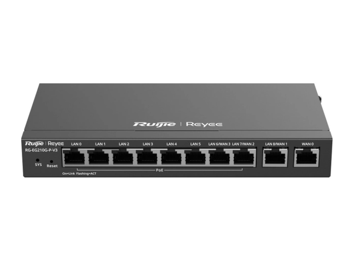 Router PoE Ruijie Reyee RG-EG210G-P-V3 10 cổng