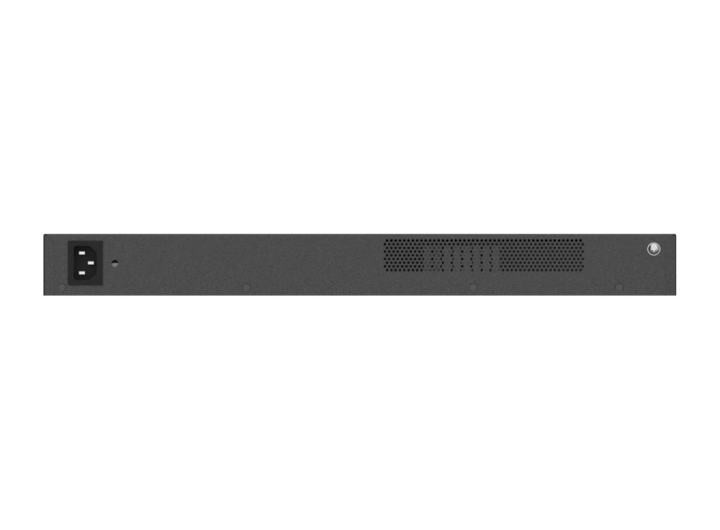 Switch S2915 bản 24GT4MS-P-L, mặt lưng nhìn thẳng