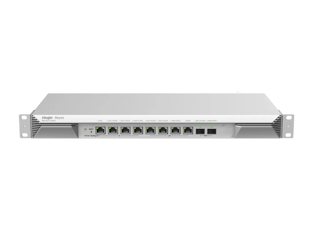 Router Ruijie RG-EG710XS 10 cổng gắn rack 1U, ảnh hãng