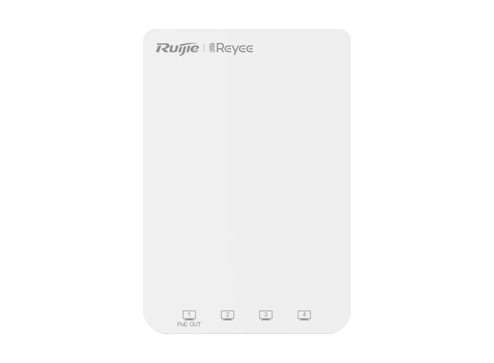 Access point gắn tường Ruijie RG-RAP1200(P), ảnh mặt trước của hãng
