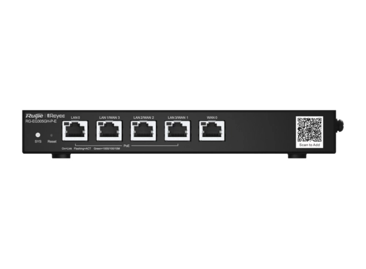 Router PoE văn phòng Ruijie RG-EG305GH-P-E