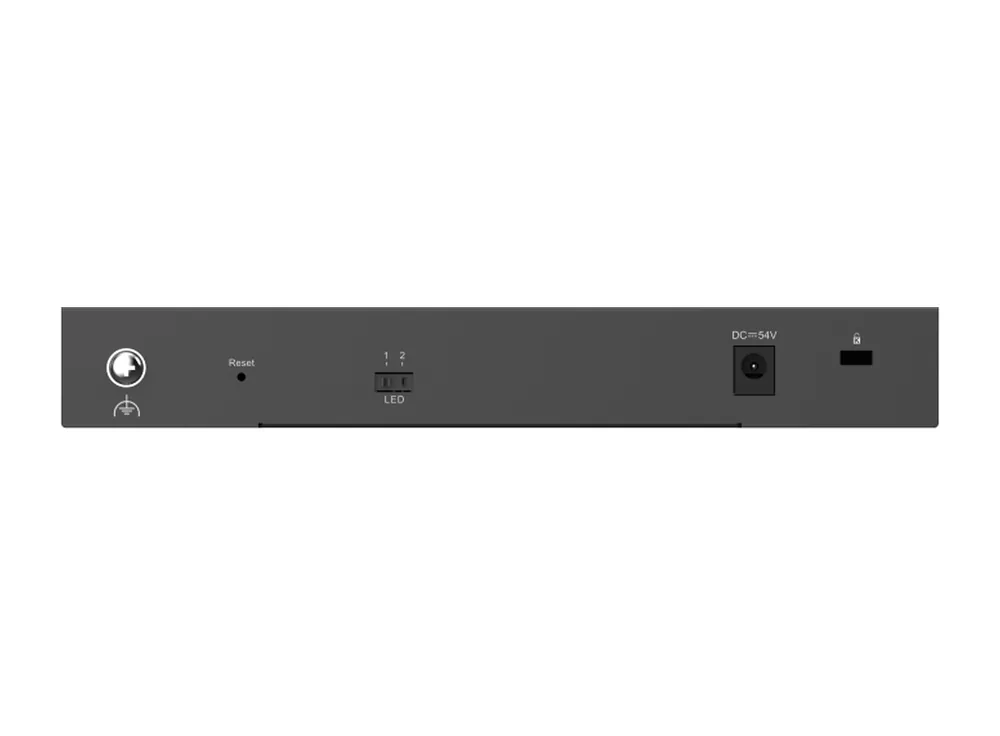 Mặt sau switch RG-ES210GS-P, ảnh hãng