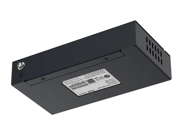 Mặt đáy RG-ES105GD nhìn chéo, ảnh hãng Ruijie