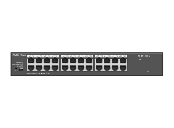 Switch Reyee RG-ES124G-L nhìn thẳng mặt trước