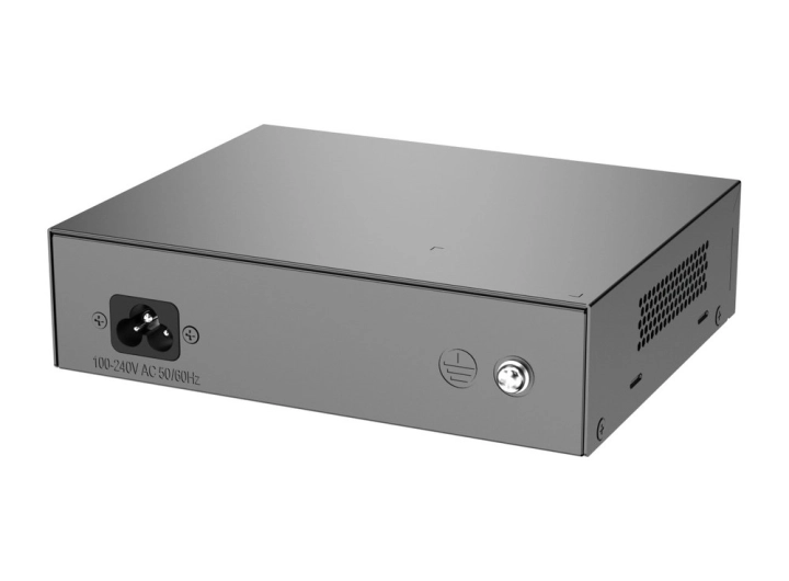 Switch Reyee RG-ES110F-P, mặt sau nhìn từ góc cao