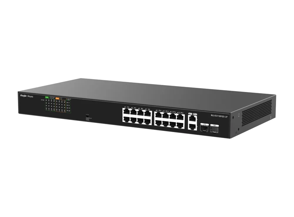 RG-ES118FGS-LP, ảnh hãng nhìn chéo góc thứ hai