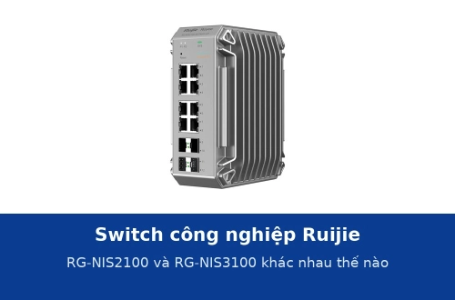 Switch công nghiệp Ruijie RG-NIS2100 và RG-NIS3100: môi trường, PoE, ERPS và quản lý